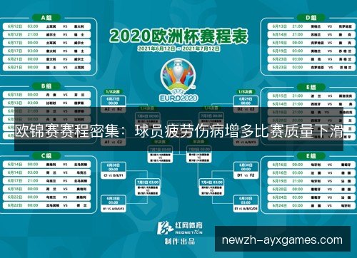 欧锦赛赛程密集：球员疲劳伤病增多比赛质量下滑